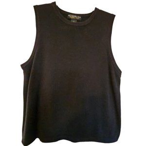 🔥🔥 Metropolitan Black Sleeveless Sweater, Women's Large🔥🔥